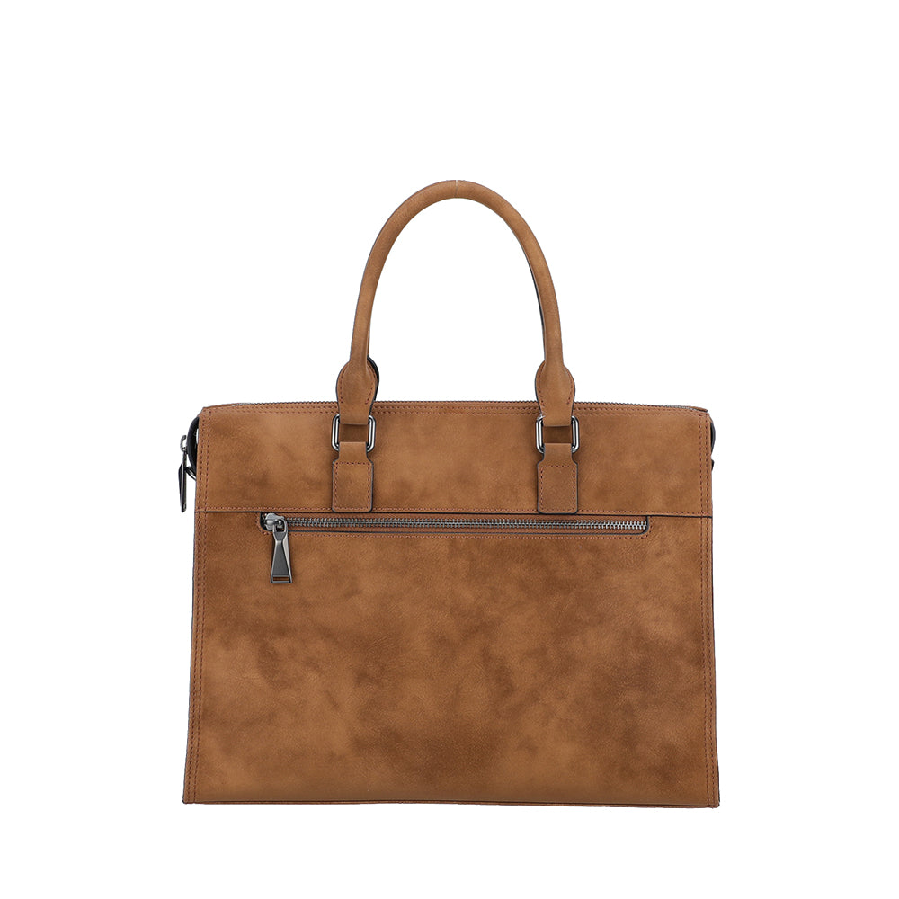 Portadocumentos S Misha de Cuero Suede