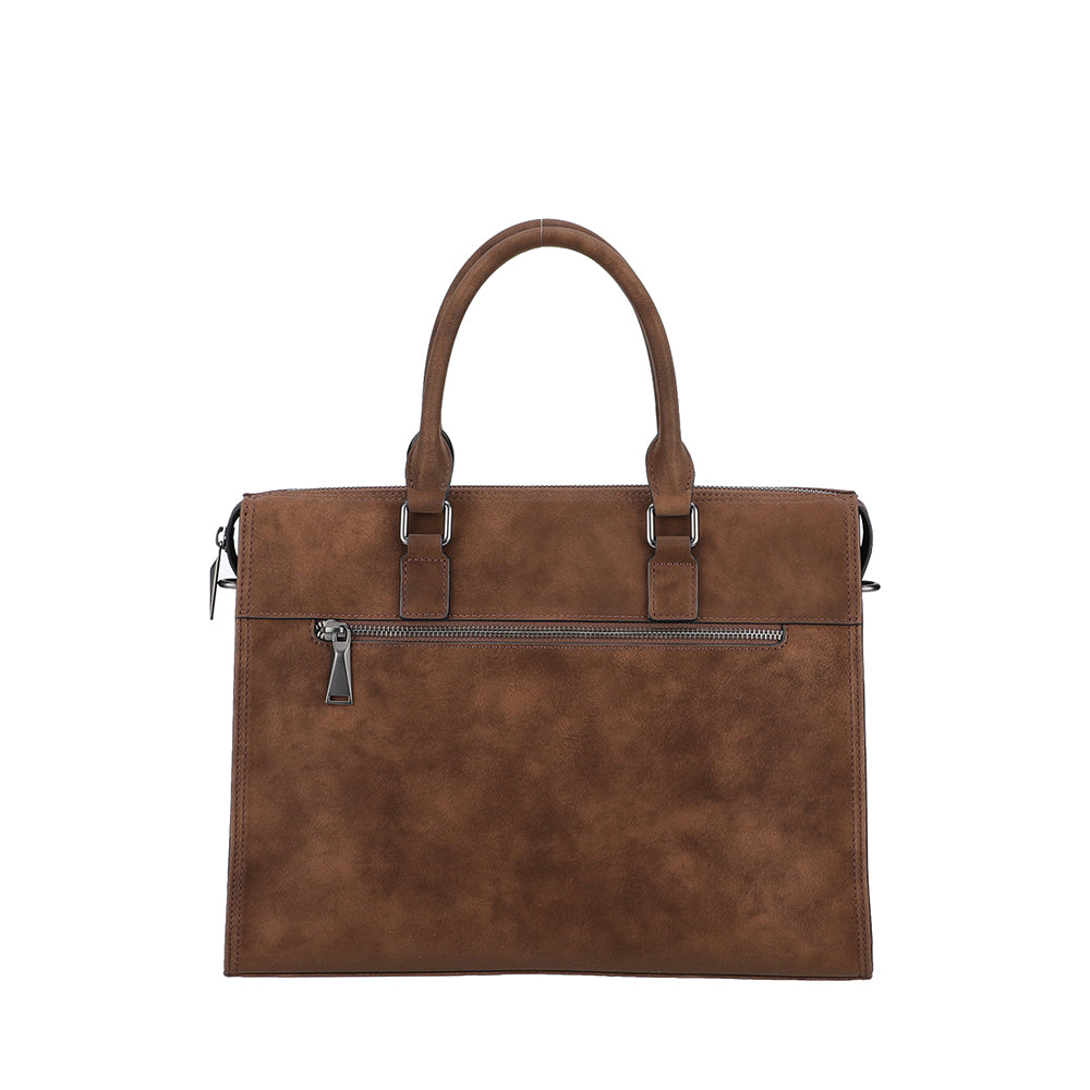 Portadocumentos S Misha de Cuero Suede