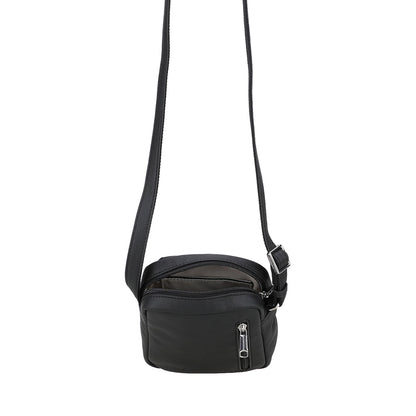 Bolso Cruzado Siméon de Cuero Pequeño