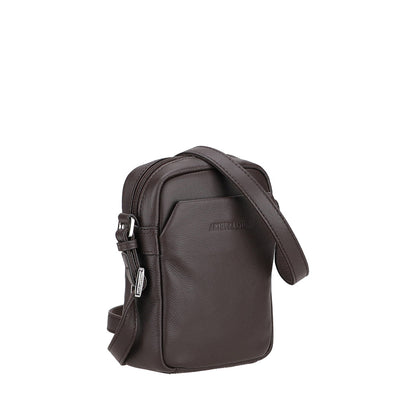 Bolso Cruzado Siméon de Cuero Pequeño