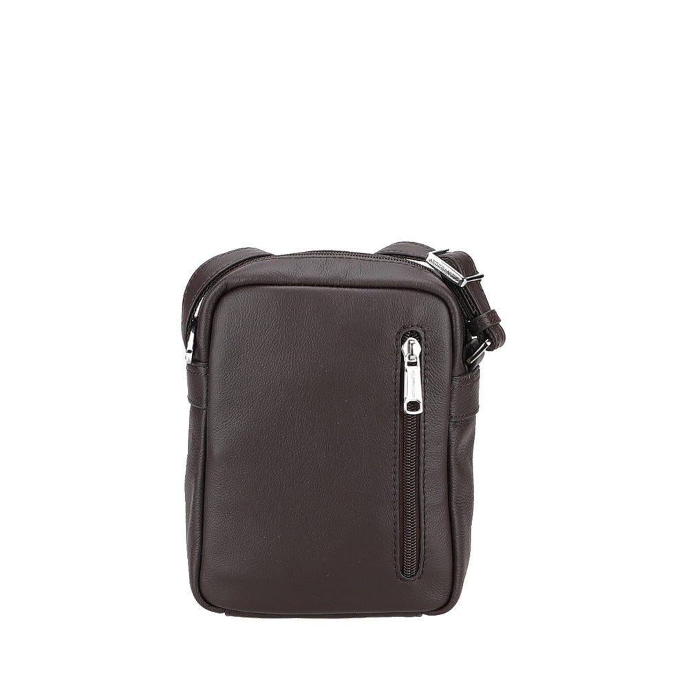 Bolso Cruzado Siméon de Cuero Pequeño