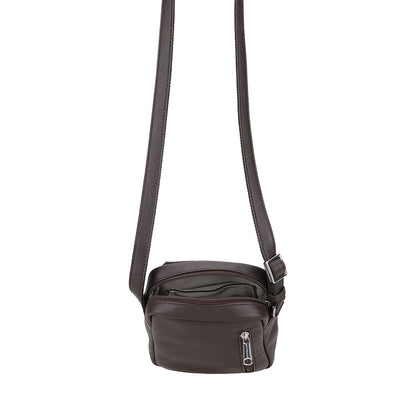 Bolso Cruzado Siméon de Cuero Pequeño