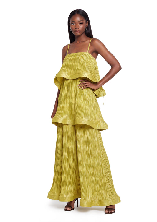"Vestido Maxi Sin Mangas de Satén Aasimah" can be rewritten as "Aasimah Sin Mangas Vestido Maxi de Satén".