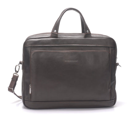 Pablo Sumergido Leather Portfolio with 2 Expandable Folds