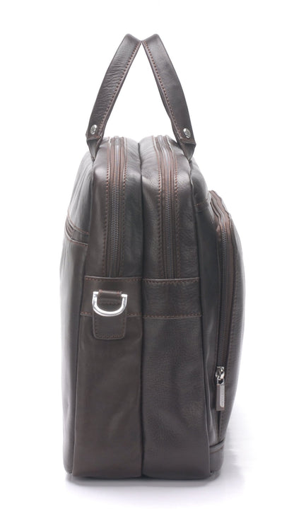 Pablo Sumergido Leather Portfolio with 2 Expandable Folds