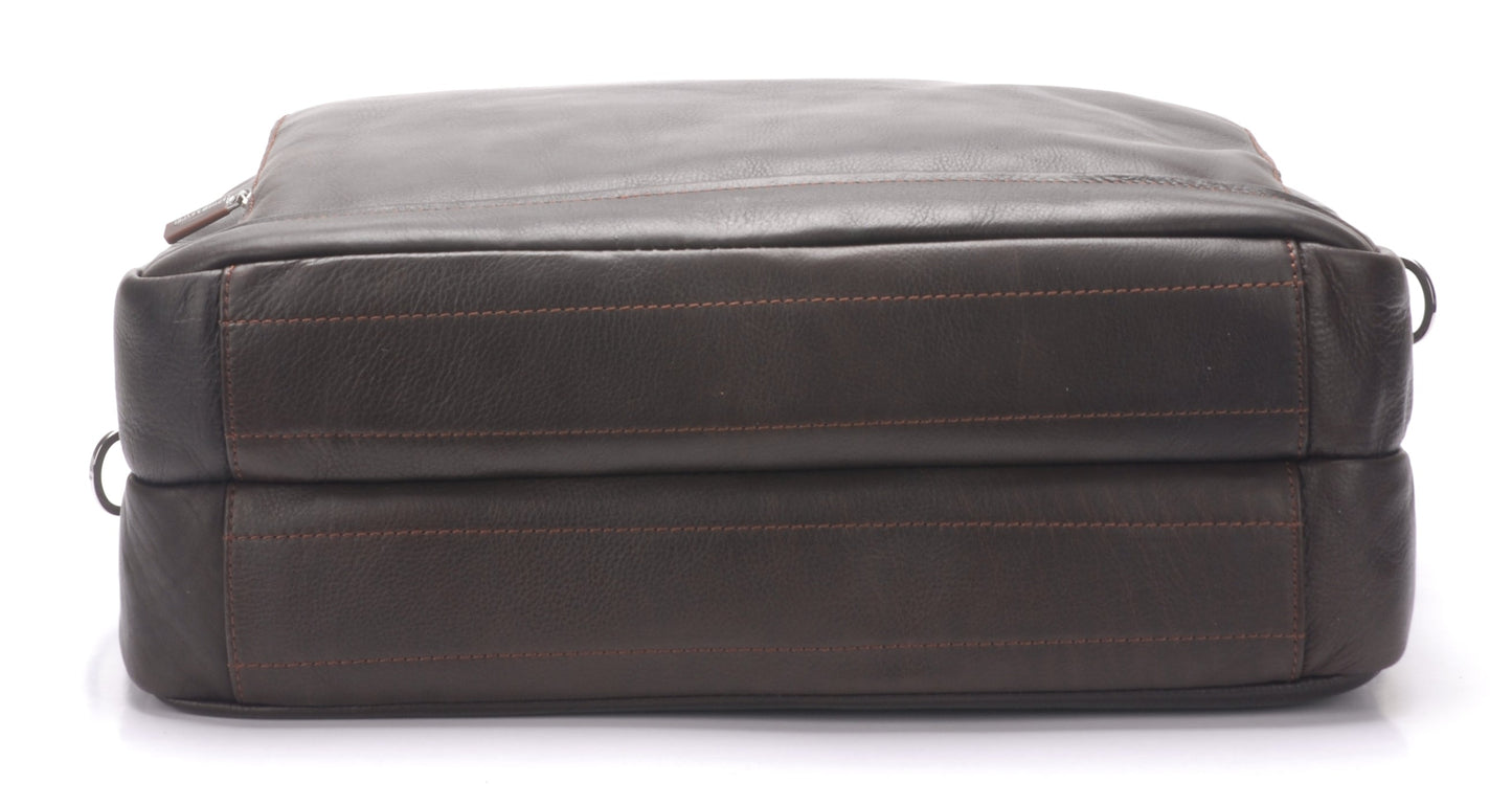 Pablo Sumergido Leather Portfolio with 2 Expandable Folds