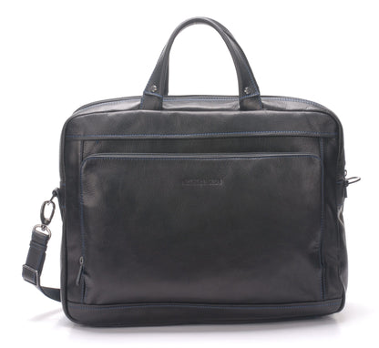 Pablo Sumergido Leather Portfolio with 2 Expandable Folds