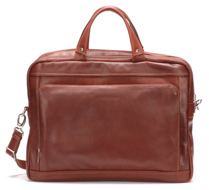 Pablo Sumergido Leather Portfolio with 2 Expandable Folds