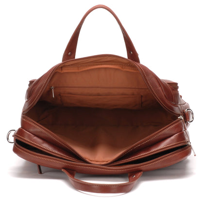 Pablo Sumergido Leather Portfolio with 2 Expandable Folds
