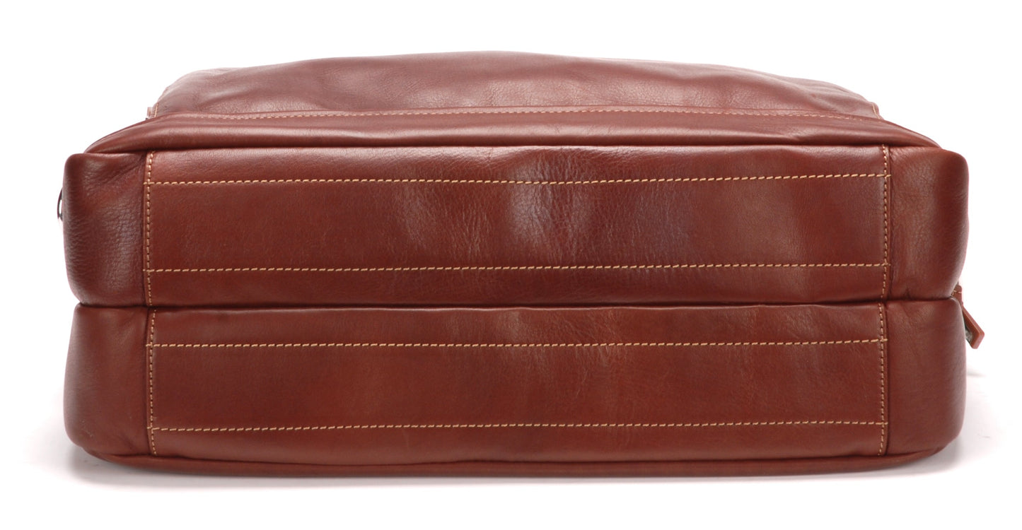 Pablo Sumergido Leather Portfolio with 2 Expandable Folds