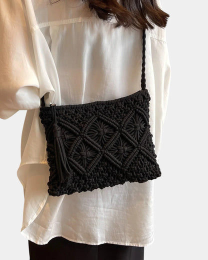 Patricia | Bolsa bandolera con efecto tejido