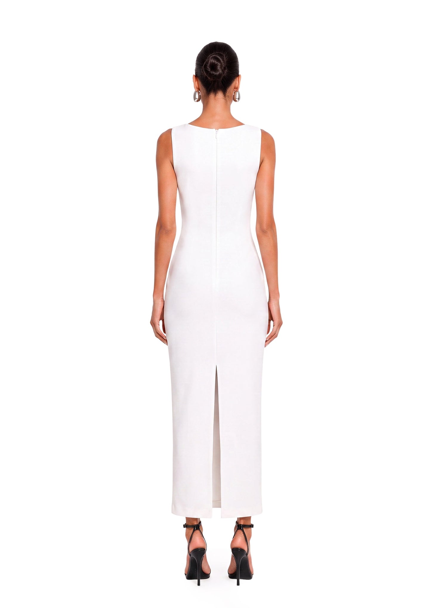 Vestido Jachin Sin Mangas con Abertura
