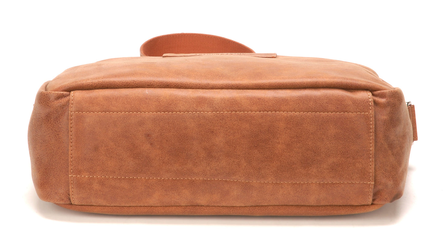 Diego Cowhide Leather Satchel