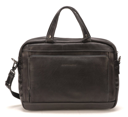 Pablo Sumergido Leather Portfolio with 2 Expandable Folds