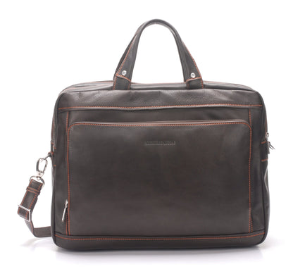 Pablo Sumergido Leather Portfolio with 2 Expandable Folds