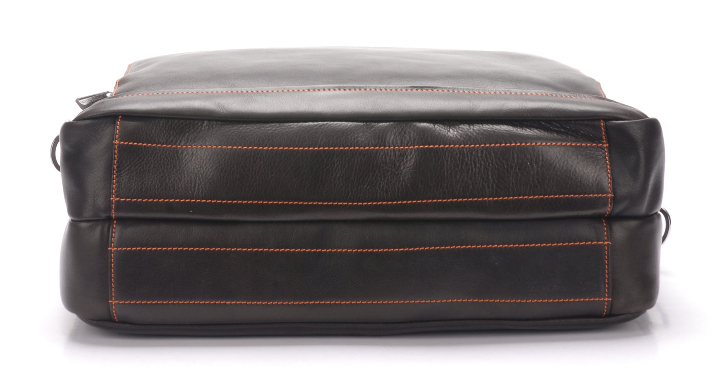 Pablo Sumergido Leather Portfolio with 2 Expandable Folds