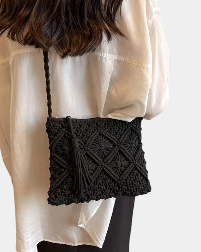 Patricia | Bolsa bandolera con efecto tejido