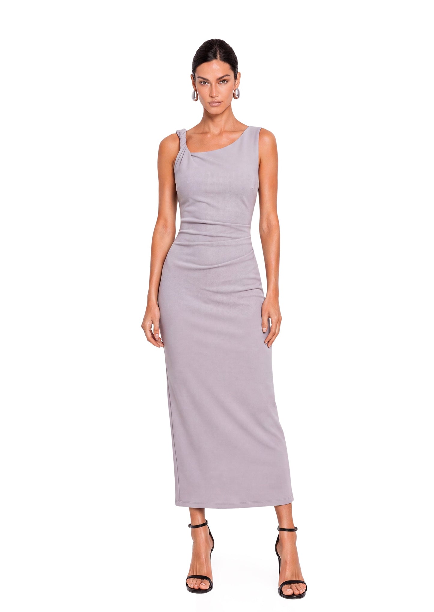 Vestido Jachin Sin Mangas con Abertura