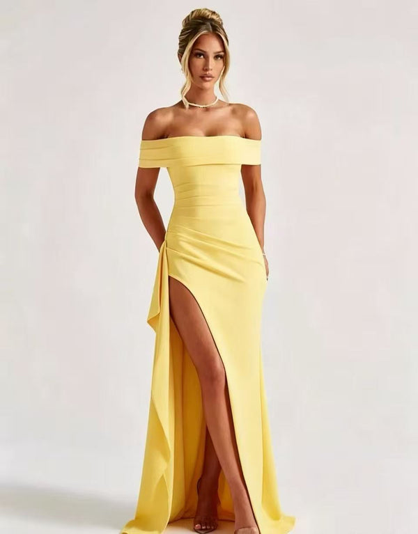 Vestido de Fiesta de Un Hombro