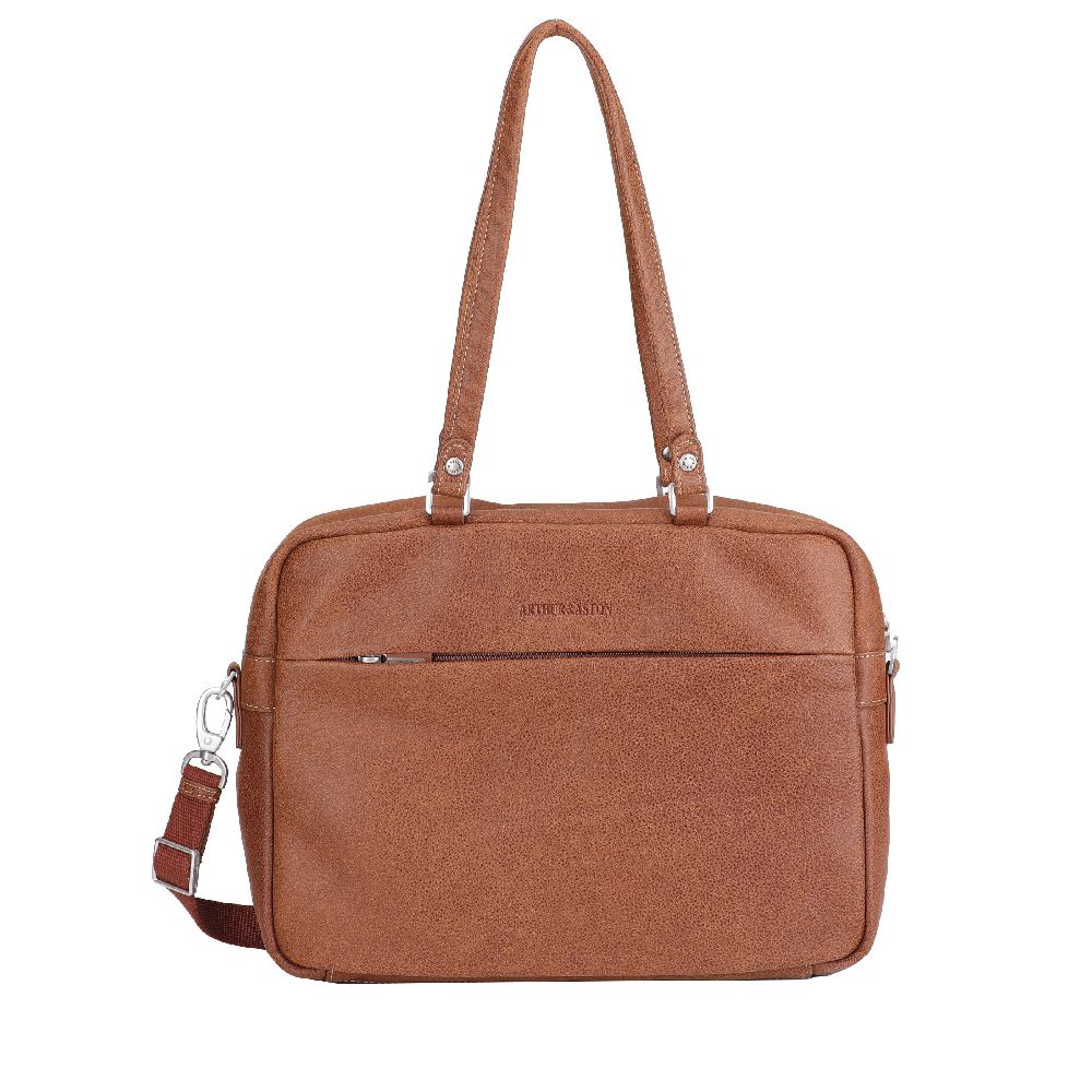 Bolsa de compras Cristiano de cuero envejecido