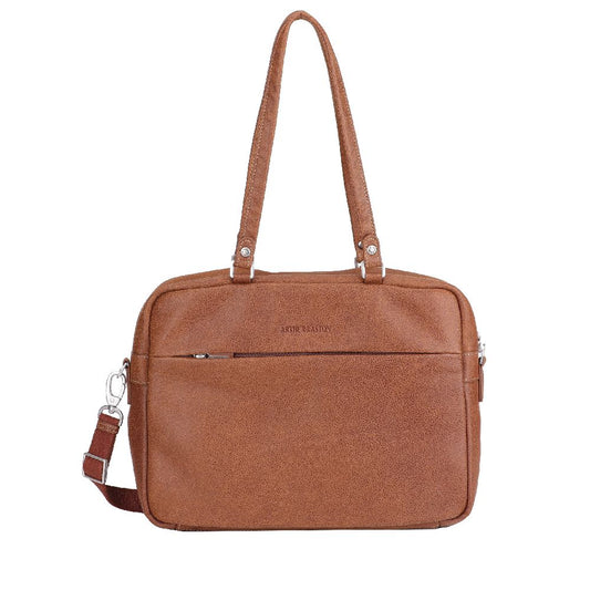 Bolsa de compras Cristiano de cuero envejecido