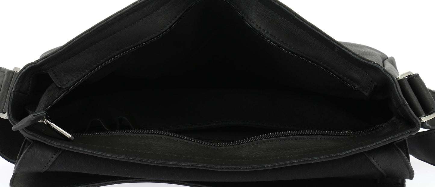 Oscar Leather Messenger Bag