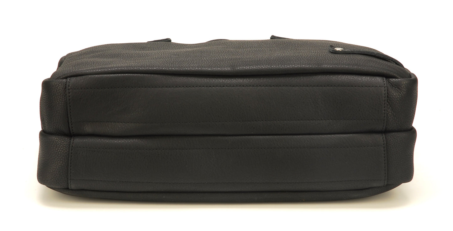 Oscar Leather Portfolio with 2 Expandable Folds