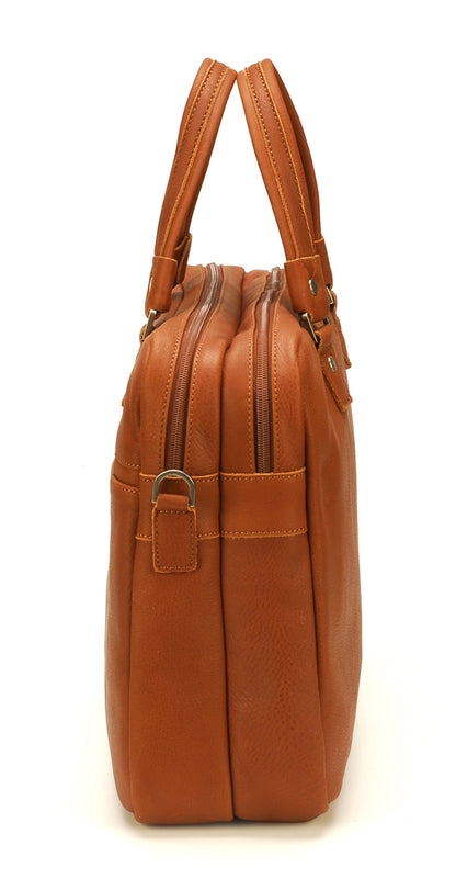 Oscar Leather Portfolio with 2 Expandable Folds