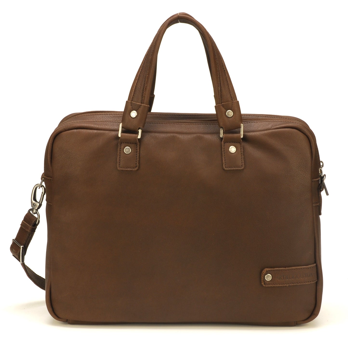 Oscar Leather Portfolio with 2 Expandable Folds