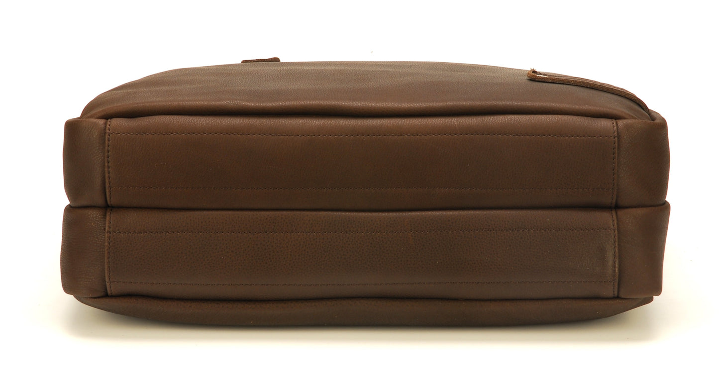 Oscar Leather Portfolio with 2 Expandable Folds