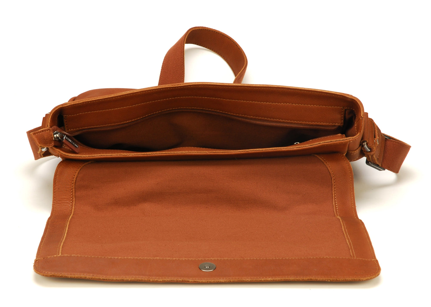 Oscar Leather Messenger Bag