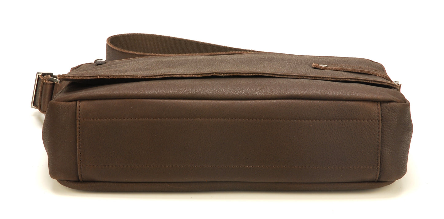 Oscar Leather Messenger Bag