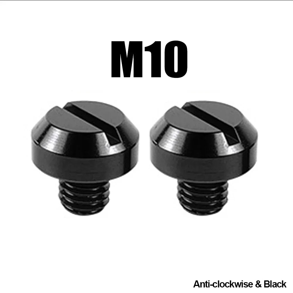 2PCS M8 M10*1.25 Motorcycle Mirror Hole Plug Screw Bolts for Yamaha Honda Kawasaki Suzuki BMW Aprilia Ducati Universal