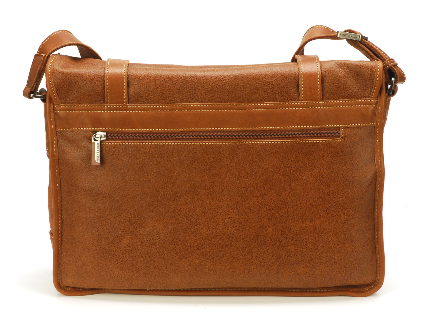 Gran Modelo de Bolso Bandolera de Cuero con Solapa
