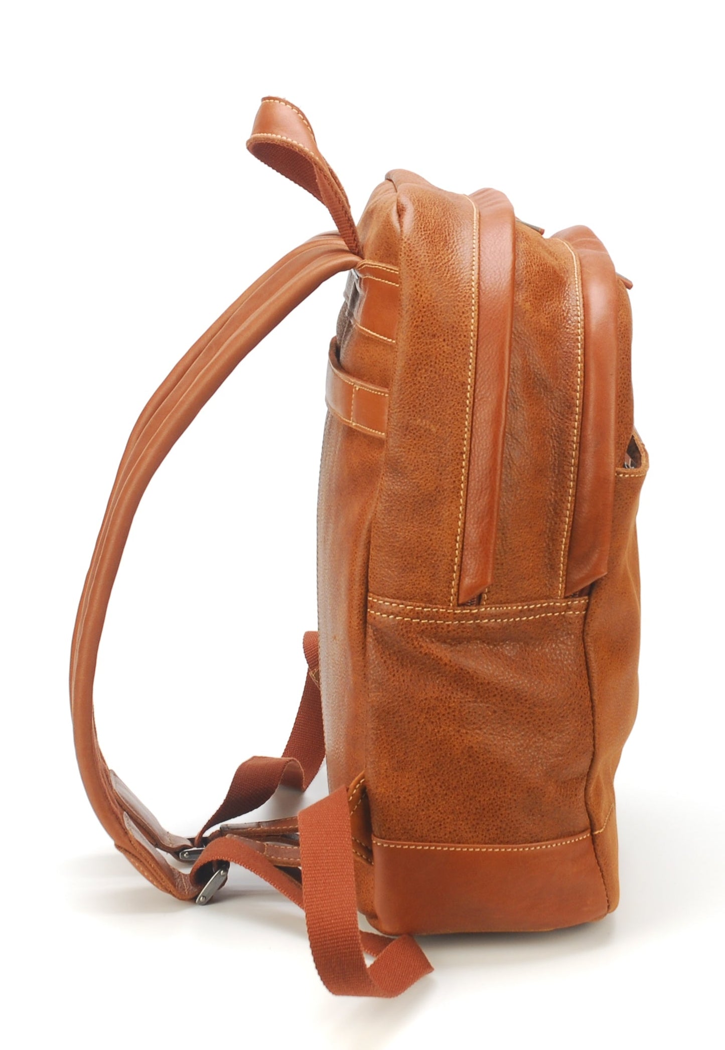 Bolso Mochila de Cuero de Vaca Marco