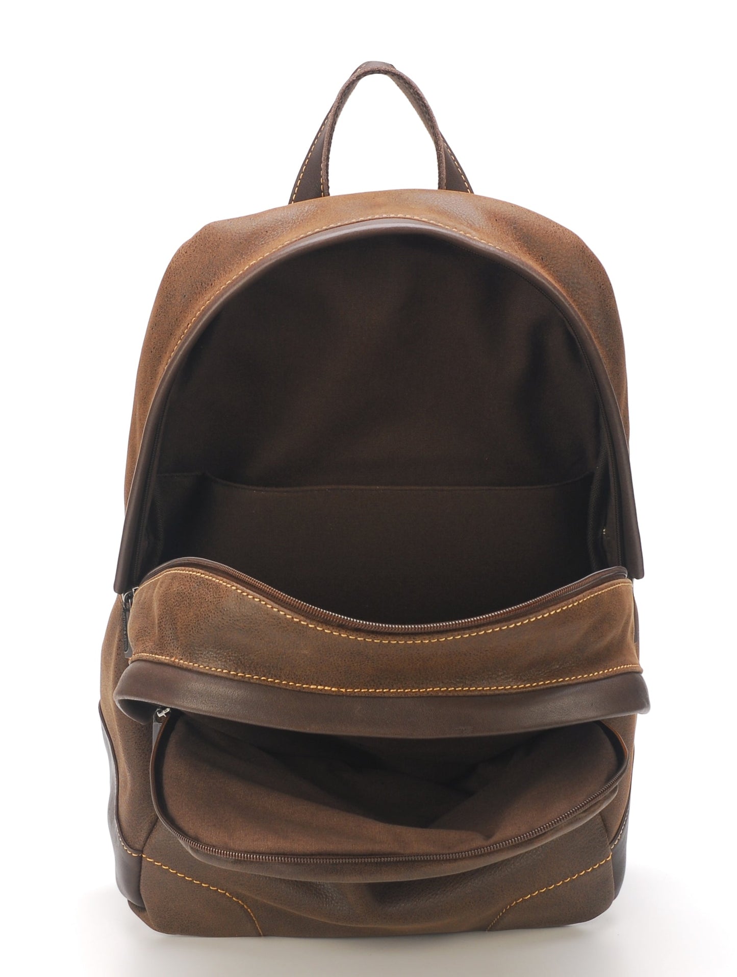 Bolso Mochila de Cuero de Vaca Marco