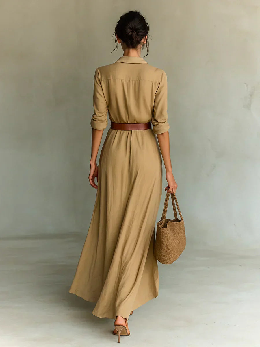 Camille™ | Vestido Largo Elegante con Diseño Floral