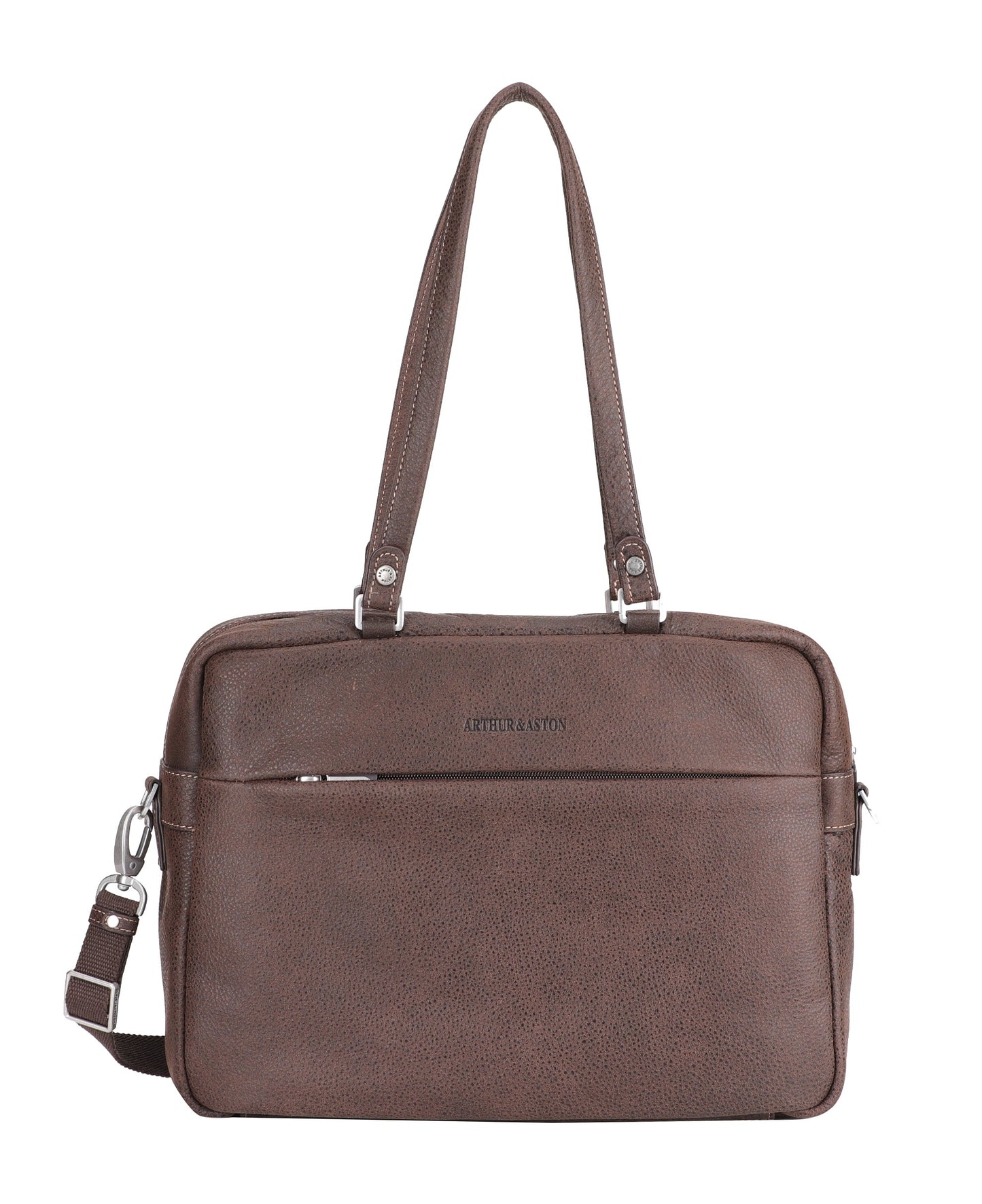 Bolsa de compras Cristiano de cuero envejecido