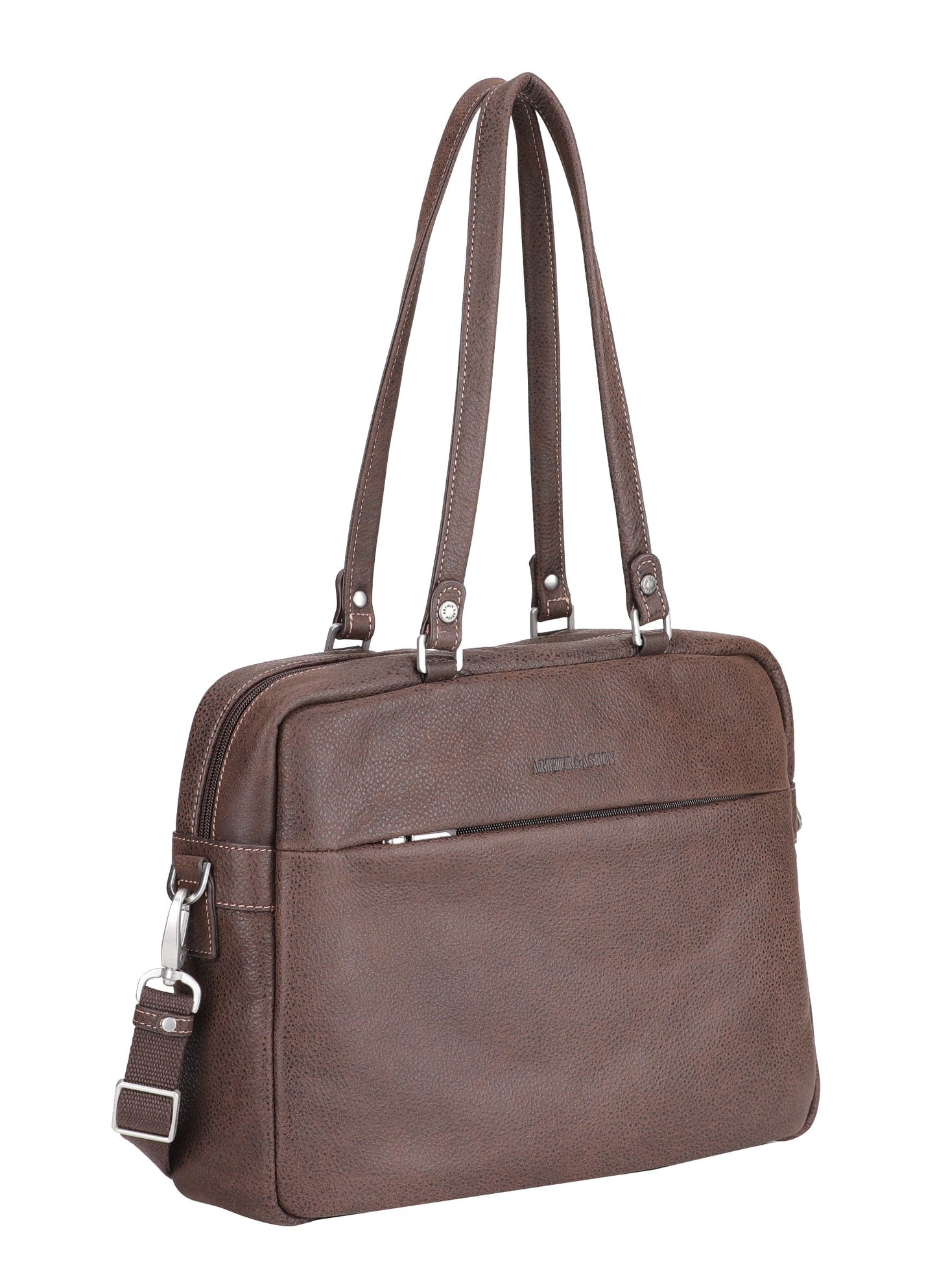 Bolsa de compras Cristiano de cuero envejecido