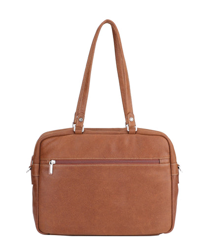 Bolsa de compras Cristiano de cuero envejecido