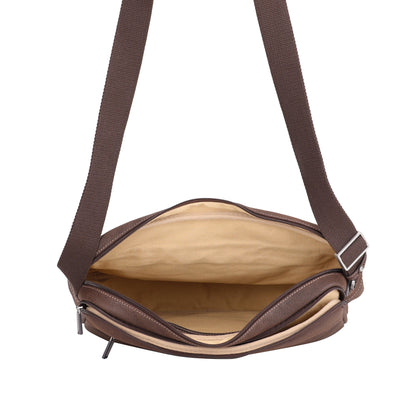 Bandolera de cuero desgastado Cristiano