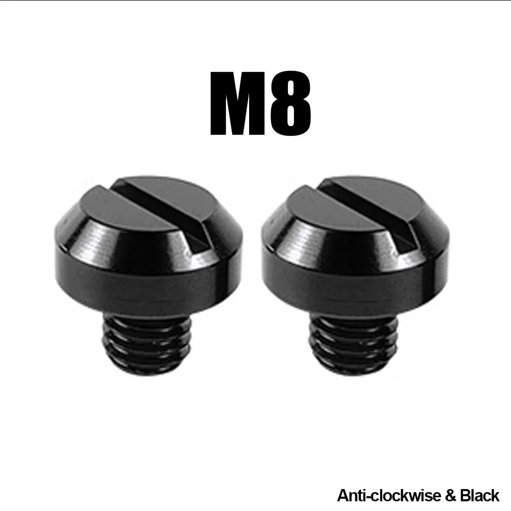 2PCS M8 M10*1.25 Motorcycle Mirror Hole Plug Screw Bolts for Yamaha Honda Kawasaki Suzuki BMW Aprilia Ducati Universal