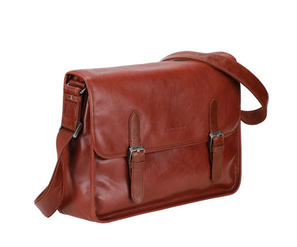 Tahoe Leather Messenger Bag