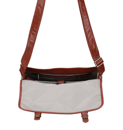 Tahoe Leather Messenger Bag