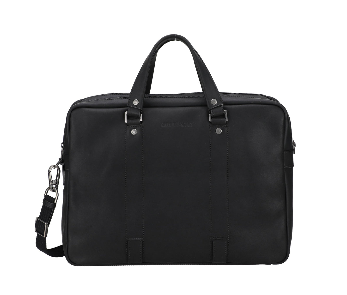 Gran Cartera de Cuero Negra
