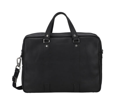 Gran Cartera de Cuero Negra