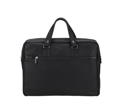Gran Cartera de Cuero Negra