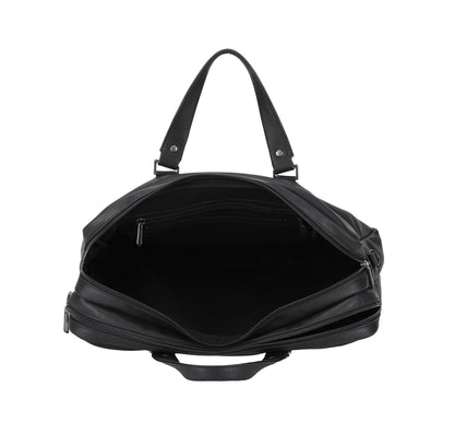 Gran Cartera de Cuero Negra