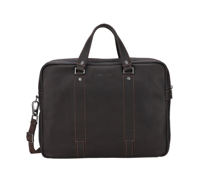 Gran Cartera de Cuero Negra