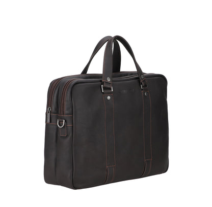 Gran Cartera de Cuero Negra
